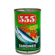 Sardinas en Salsa Verde de Tomate 155g 555