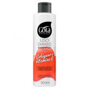 Shampoo Colágeno 300ml Gota Dourada