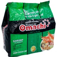 Shrimp Sour & Hot Tom Chua Cay 5 x 79g Omachi