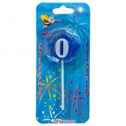 Vela Estrella Nº0 Azul Festhamires