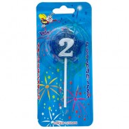 Vela Estrella Nº2 Azul Festhamires