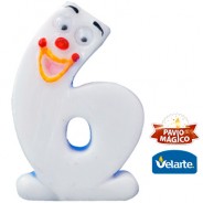 Vela Karetinha Azul Nº6 Velarte
