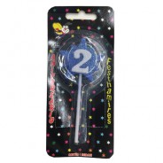 Vela Estrella Nº2 Azul Festhamires