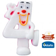 Vela Karetinha Rosada Nº4 Velarte
