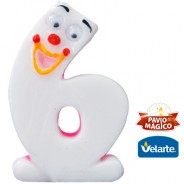 Vela Karetinha Rosada Nº6 Velarte