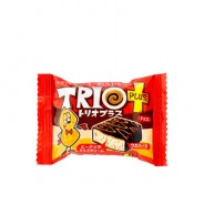 Wafer Trio Plus Chocolate, Crema y Maní 16g Yaokin
