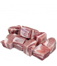 Costilla de Cerdo con Hueso en Cubos 1kg COD.177