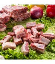 Costilla de Cerdo con Hueso en Cubos 1kg COD.177