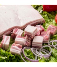 Costilla de Cerdo sin Hueso *sin Cuero en Cubos 1kg COD.181