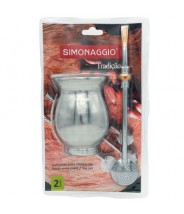 Mate 11,5 cm y Bombilla 23 cm Simonaggio