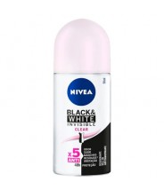 Desodorante Roll-On Black & White 50ml Nivea