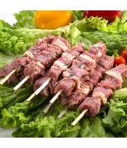 BROCHETA de Nalga Sazonada 1kg COD. 20