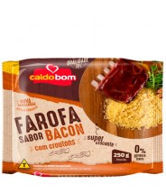Farofa Crocante Sabor Tocino 250g Caldo Bom