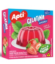 Gelatina Sabor Fresa 20g Apti