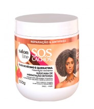 Máscara de Trat. SOS Rizos Ricino y Queratina 500g Salon Line