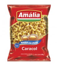 Fideos Caracol 500g Santa Amália