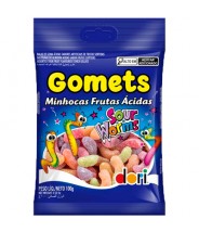 Gusanitos Ácidos de Frutas 100g Gomets Dori
