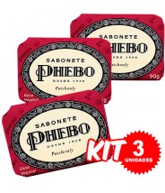 (Kit 3 Unidades) Jabón Patchouli 90g x 3 - Phebo