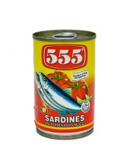 Sardinas en Salsa de Tomate Picante 155g 555