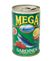 Sardinas en Salsa de Tomate 155g Mega
