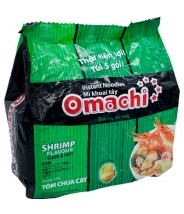 Shrimp Sour & Hot Tom Chua Cay 5 x 79g Omachi