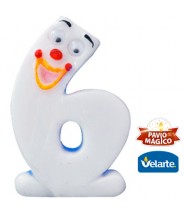 Vela Karetinha Azul Nº6 Velarte